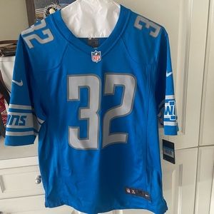 Men's Detroit Lions D'Andre Swift Nike Blue Team Game Jersey- BRAND NEW